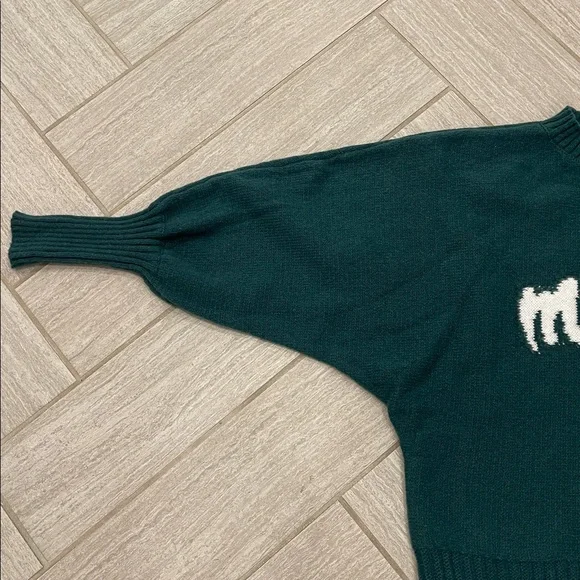 Green ‘Merry' Sweater - Picture 3 of 3
